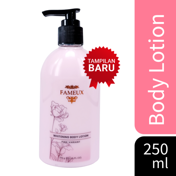 Fameux Whitening Body lotion Pink 250 ml - Image 3