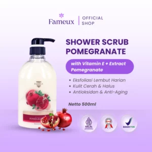 Fameux Shower Scrub Pomegranate 500 ml