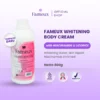 whitening body cream 500 gram dari fameux