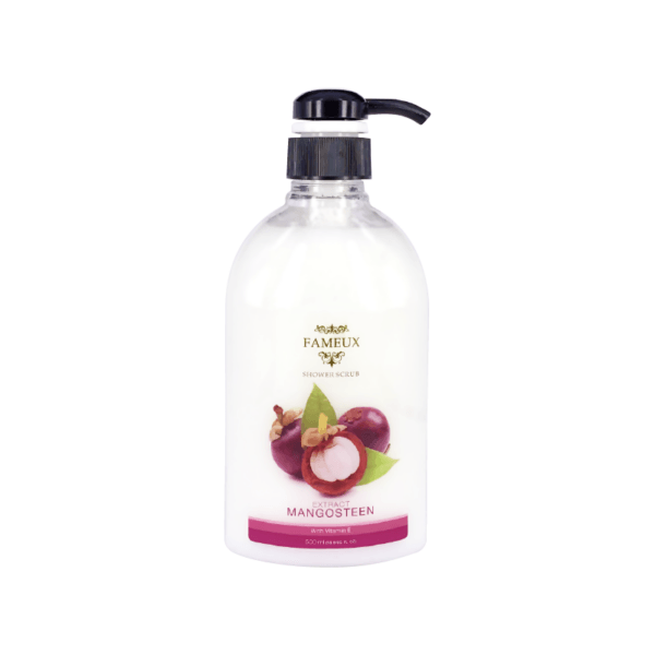 Fameux Paket Whitening Shower Scrub + Lotion (Mangosteen Series) - Image 2