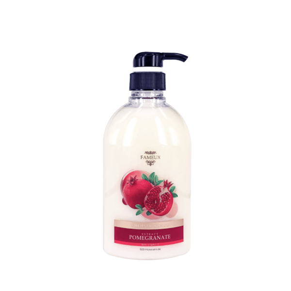 Fameux Paket Whitening Shower Scrub + Lotion ( Pomegranate Series) - Image 3