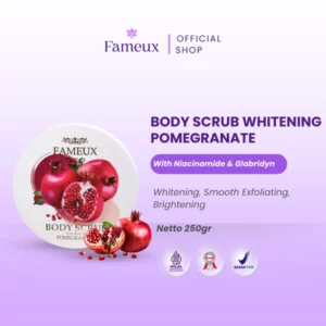 Fameux Whitening Body Scrub Pomegranate