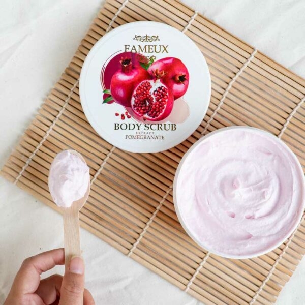 Fameux Whitening Body Scrub Pomegranate - Image 2