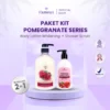 Fameux Paket Whitening Shower Scrub + Lotion ( Pomegranate Series)