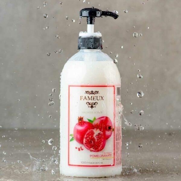 Fameux Shower Scrub Pomegranate 1000 ml - Image 3