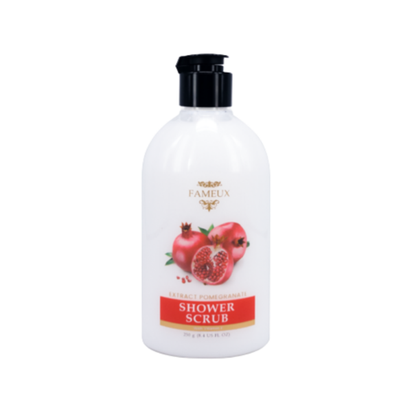 Fameux Brightening Shower Scrub Fameux-Pomegranate 250 ml - Image 3