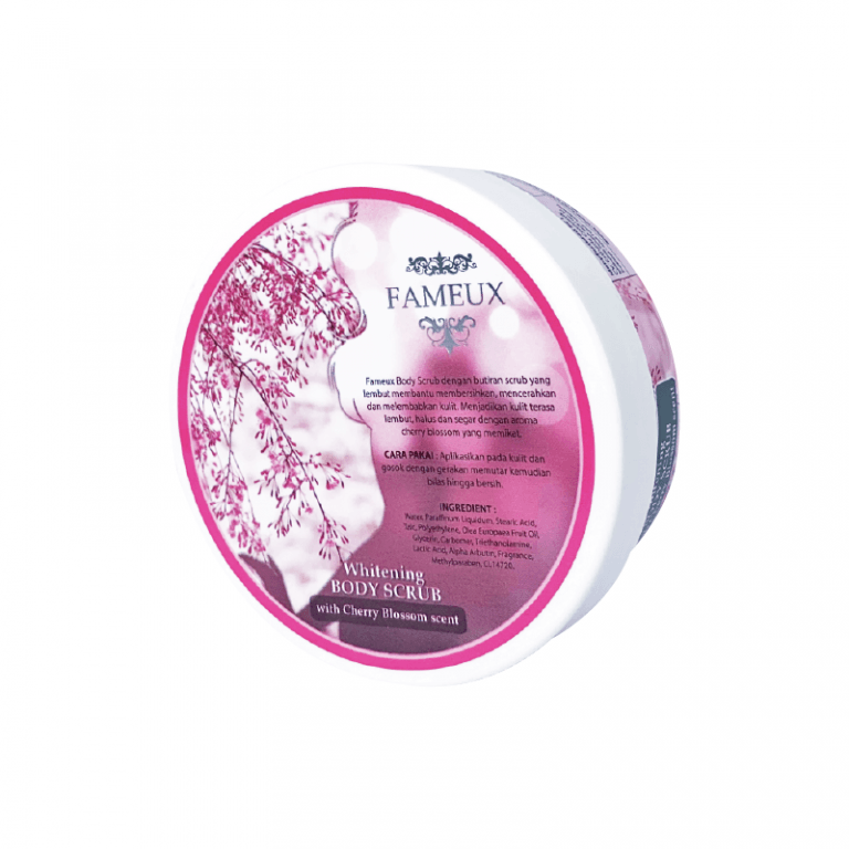 Fameux Paket Body Cream + Body Scrub Cherry Blossom FAMEUX