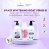 Fameux Paket Body Care Whitening Goat Milk Series ( Bc250+ Shower Scrub 250 + Whitening Lotion)