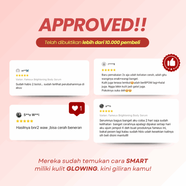 Fameux Paket Whitening 3 Steps Special Promo (3 Steps Secret Whitening) - Image 5