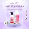 Paket Whitening Body Cream 500ml + Whitening Lotion Pomegranate 250ml