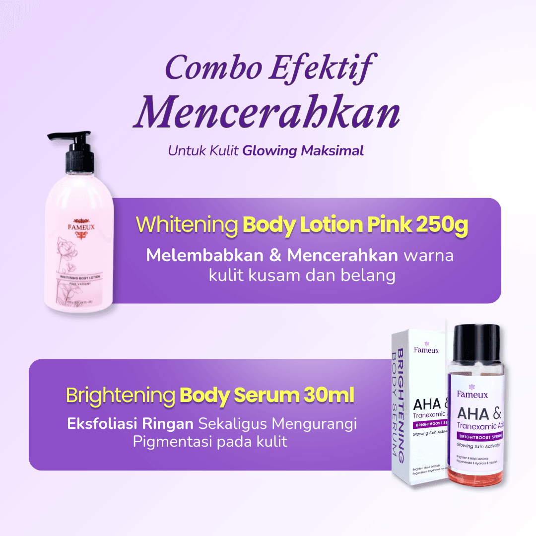 Fameux Paket Double Pink Soft Glow | Mencerahkan dan Melembabkan - Image 2